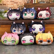 [HCM]Gối nhồi bông mochi anime Kimetsu no Yaiba - Size 35x30cm và có giữ ấm tay [T69 Shop]