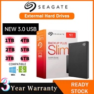 Seagate External Hard Drive One Touch Hard Disk HDD USB 3.0 Portable Slim Backup Storage (1TB / 2TB 