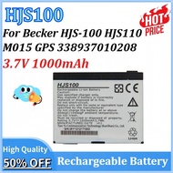 3.7V 1000mAh HJS100 Replacement Battery for Becker HJS-100 HJS110 M015 GPS 338937010208 Rechargeable