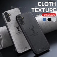 Casing For Samsung Galaxy A17 A07 A27 A37 A57 A 57 A 17 SamsungA57 SamsungA17 5G 4G Deer Cloth Leath