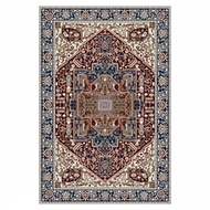 Moroccan Area Rug Thickened Vintage Persian Carpet Living Room Bedroom Bedside Mat Non-Slip Ethnic D