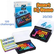 Smart IQ Game Toy 2D/3D 120 Challenges Desktop Puzzle Logic Game Kids Educational Toy Mainan