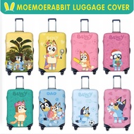Bluey Luggage Cover Protector Elastic Cute Suitcase Cover Personalized Maleta Cover Luggage Accessor