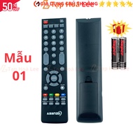 Remote điều khiển tivi ASANZO Mã 03 Smart Phẳng điều khiển TV Asanzo - Tặng kèm pin - Tạp Hóa Lee