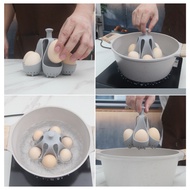 Silicone Egg Boiler Rack Hard Boiled Egg Boiler For 6 Eggs Great Present Idea