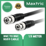 Panamax 1.5 Meter BNC To BNC RG59 Cable 75 Ohm / Male To Male BNC Connector Coaxial Cable = ETC-2397