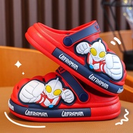 Ultraman Cave Shoes Children's Slippers for Boys, Children's Outwear, Non slip Middle and Big Boys,奥