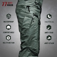 IX9 Tactical Pants Men Outdoor Navy Blue Casual Cargo Classic Multifunctional Ix9 Designed Trouser B