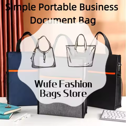 High Quality Student Tote Bags Durable And Large Capacity Office Tote Bags Document Bags And Textboo