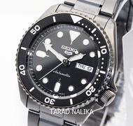นาฬิกา SEIKO 5 Sports New Automatic SRPD65K1 black pvd (ของแท้ รับประกันศูนย์) Tarad Nalika มีของแถม