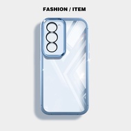 YBD Ultra Thin Color Transparent Phone Case for OPPO Reno 12 Pro Reno 12F Realme C65 4G A3 Pro (Indi