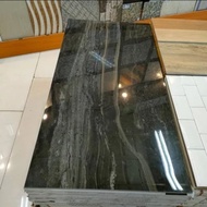granit lantai 60x120 ashford black Valentino Gress motif marmer 