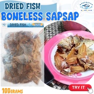 Dried Fish Sapsap Boneless 100g / Dried Sapsap / Gourmet Dried Fish / Sun-Dried / Crispy Sapsap