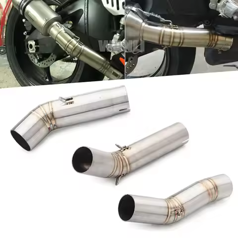 Motorcycle Exhaust Escape For Suzuki GSXR K6 K7 K8 K9 K10 L1 - L17 Exhaust Muffler Silencer Middle L