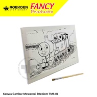 No Brand Canvas Coloring Picture 30x40cm TMS-01