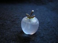 【采鑫坊】AAA級星光粉水晶墜子 粉晶蘋果墜子~中蘋果粉晶款上下尺寸18.5mm