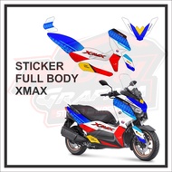 Decal Sticker Striping Sticker Stickers Variations Accessories Emblem Dekal Motorcycle YAMAHA XMAX Mandalika Full Body FullBody multi Sticker