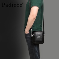 Padieoe crossbody bags for men leather shoulder bags satchel bag sling bag purses fashion vintage
