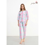 [NEW] JUBBIE round neck lace home wear set - 40414