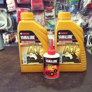 YAMALUBE 10W40 AT SEMI SYNTHETIC SCOOTER Engine Oil / Lubricant / Minyak Hitam 100% HLY