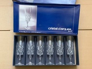 Cristal D'arques 水晶酒杯 ［法國製］(只餘5隻）