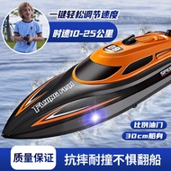 HJ812 Remote Control High-Speed Ship 2.4G Water Toy Ship Model 8-Character Sailing Demonstration Hig