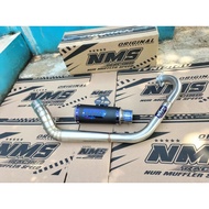 NMS RACING GP2 black pnp exhaust KLX CRF D TRACKER neck under the bottom