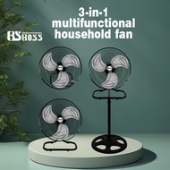 BSBOSS industrial Fan 18 inch 3 Blades Strong Industrial Multipurpose Fan 3in1 Floor Stand Fan