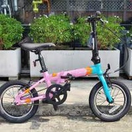 DAHON KAA411 KIDKING 單速 14吋 鋁合金折叠車 (附有輔助轆) 送水架前後蛙燈叮叮