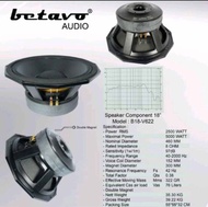 komponen Speaker Betavo 18 inch Doble magnet b18 v622 original garansi resmi