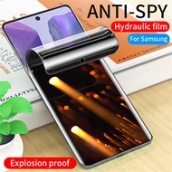 Samsung Galaxy Note 20 Ultra 10 9 8 S9 S10 Plus S20 Privacy Hydrogel Film Anti spy Screen Protector Soft Full Cover