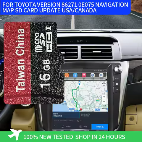 Latest 2023 for Toyota SD Card Satellite Map Version 86271 0E075 Navigation Map Update GPS MAP SD Ca