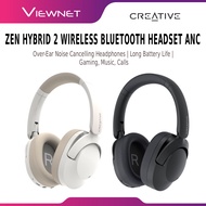 Creative Zen Hybrid 2 Wireless Bluetooth Headset ANC | Noise Cancelling Headphones | Long Battery Li