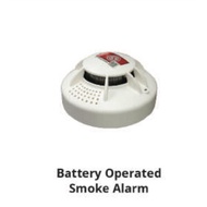 BATTERY OPERATED SMOKE ALARM