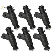 Set of 6 Fuel Injectors A1120780049 0280155742 for Mercedes Benz CLK320 E320 C280 ML320 3.2L 2.8L V6