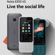 Nokia 6300 2.4" Dual Sim 1500 mAh Color screen Keypad Feature Phones 1 Year Warranty Malaysia Ready Stock