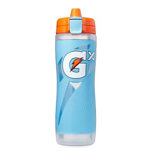 Gatorade Gx Hydration System, Non-Slip 30oz Squeeze Bottle - Light Blue