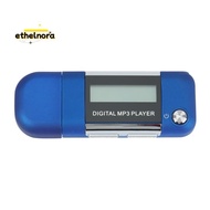 Mp3 Player 4GB U Disk Music Player Supports Replaceable AAA Battery, Recording (Blue)