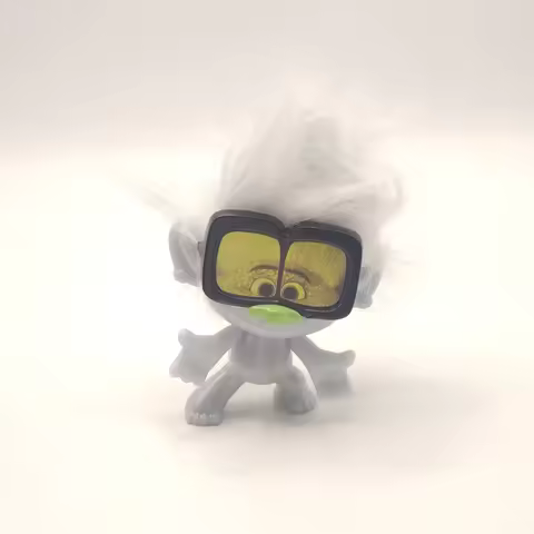 11cm Trolls Guy Diamond‌ Anime Action Figures Cute Ornaments Toys Kids Birthday Christmas Gift