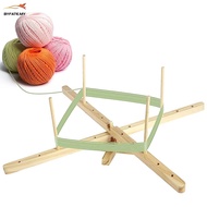 Yarn Winder Pine Wood Yarn Winder Holder Ergonomic Rotatable Wool Yarn Winder Convenient Yarn Ball W