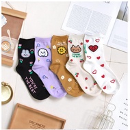 Korean Socks - Heart Dog Animal Socks - Iconic Socks