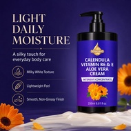 Lightweight Calendula Aloe Vera Vitamin B6 & E Cream For Morning Skincare 250ml