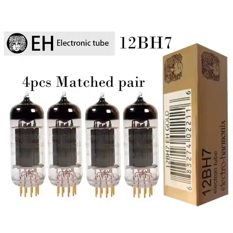 Russia EH 12BH7 12BH7A Vacuum Tube Gold Foot HIFI Audio Valve Replace 6N6 7119 Electronic Tube Ampli