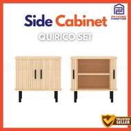 (9.9)MUJI Style Side Cabinet, Side Table, Cupboard, Bedside Table(SKU:ST19007-QUI)