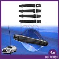 Mitsuibishi Lancer 2008 - 2017 Door Handle Cover Trim Carbon Fiber Pattern Mitsuibishi Lancer BAYU C