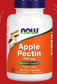 พร้อมส่ง NOW Foods Apple Pectin 700 mg 120 Veg Capsules