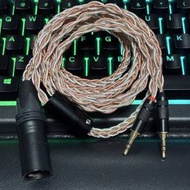 8股單晶銅單晶銅鍍銀混編 升級耳機線