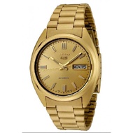 Seiko 5 SNXS80 SNXS80K SNXS80K1 Automatic Gold Tone Stainless Steel Gold Dial Men Watch