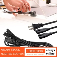 Alwaysonline IEC320 C7 To Nema 1-15P Power Cord  JD3312 Cable Splitter for Equipment