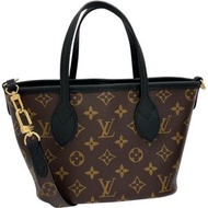 LOUIS VUITTON Neverfull Inside Out BB Monogram M12099 雙面托特包 PVC/皮革ブラウン/黑色